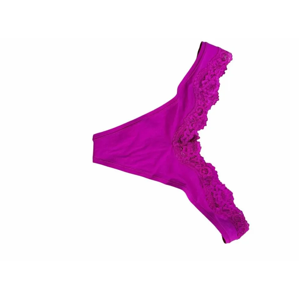 Brand New Skims Women's Size Small Lollipop Purple Fits Everybody Dipped Thong